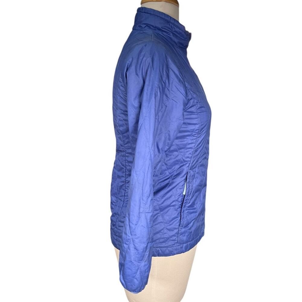 Patagonia Girls Kids Large 12 Quilted Jacket Blue Purple Lightweight Puffer Y2K - Picture 4 of 14
